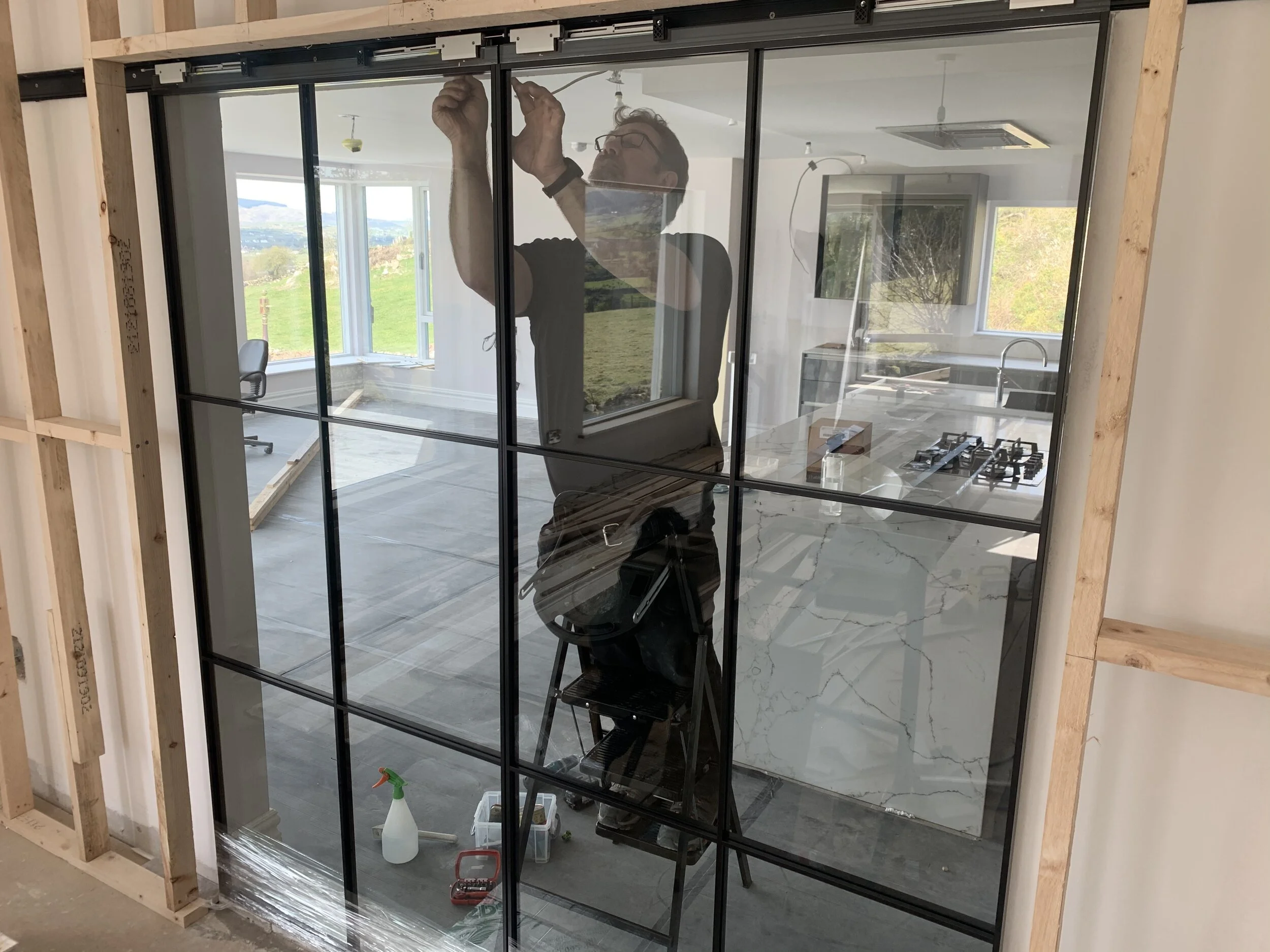 Matt black Brooklyn  door 