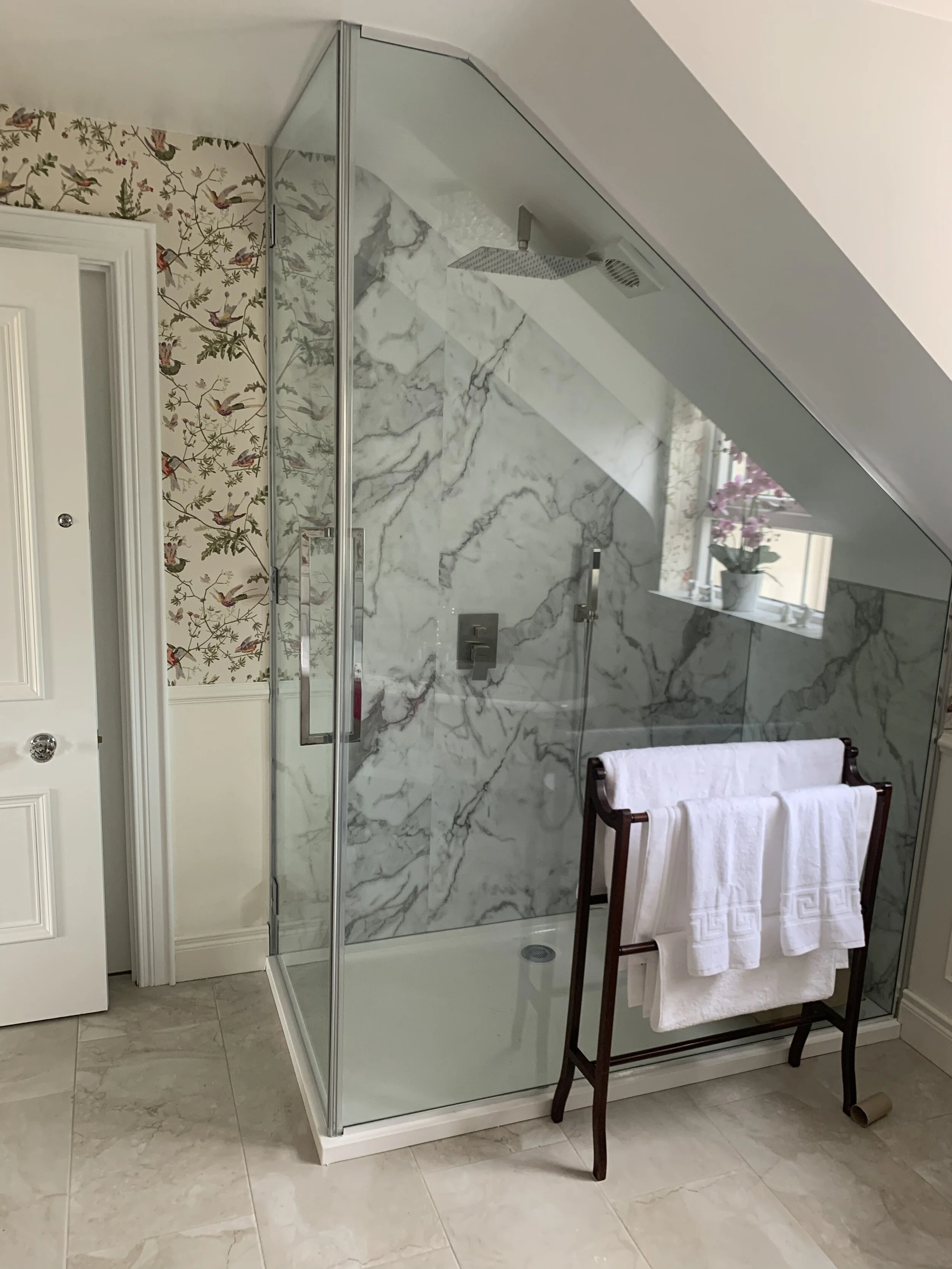Bespoke made shower door 