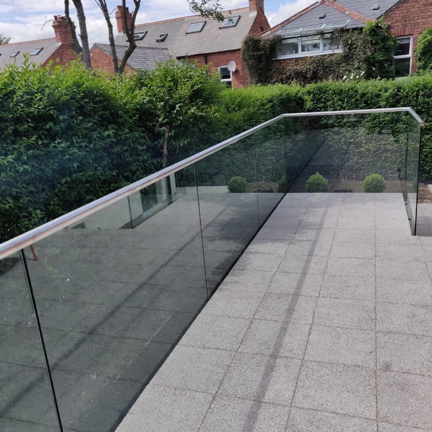 Custom Made Glass Balcony