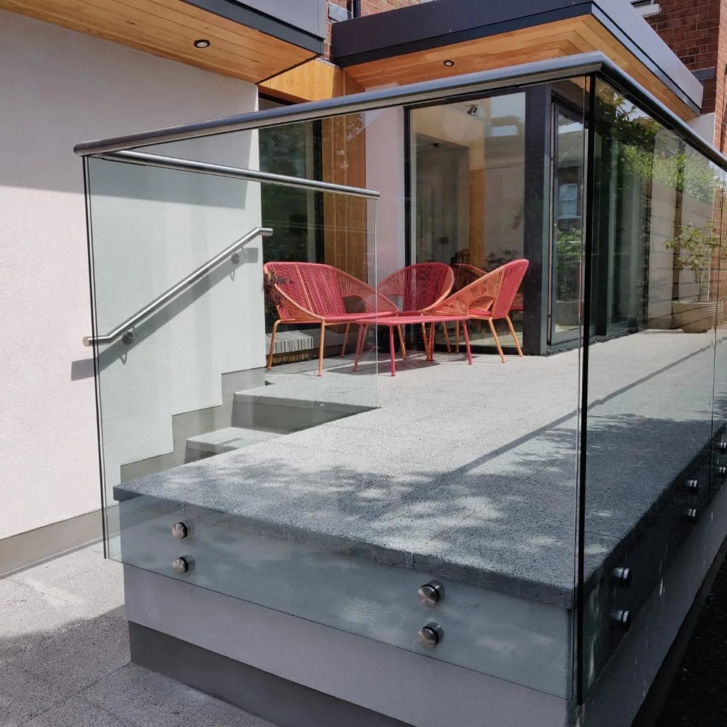 Glass balcony Bangor  Northern Ireland 