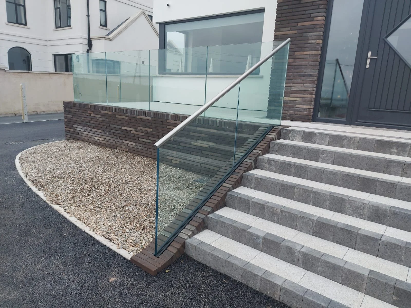 Exterior Frameless Glass Balustrades Bangor 