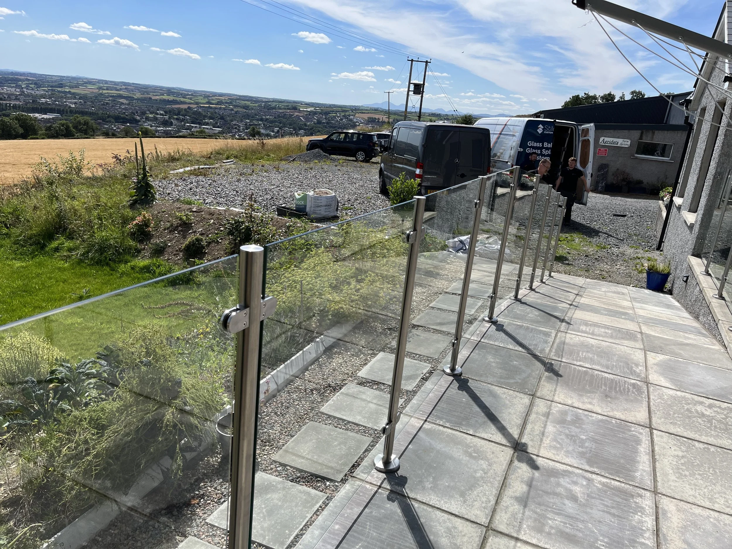 Glass Balustrade/ windbreaker Ireland 