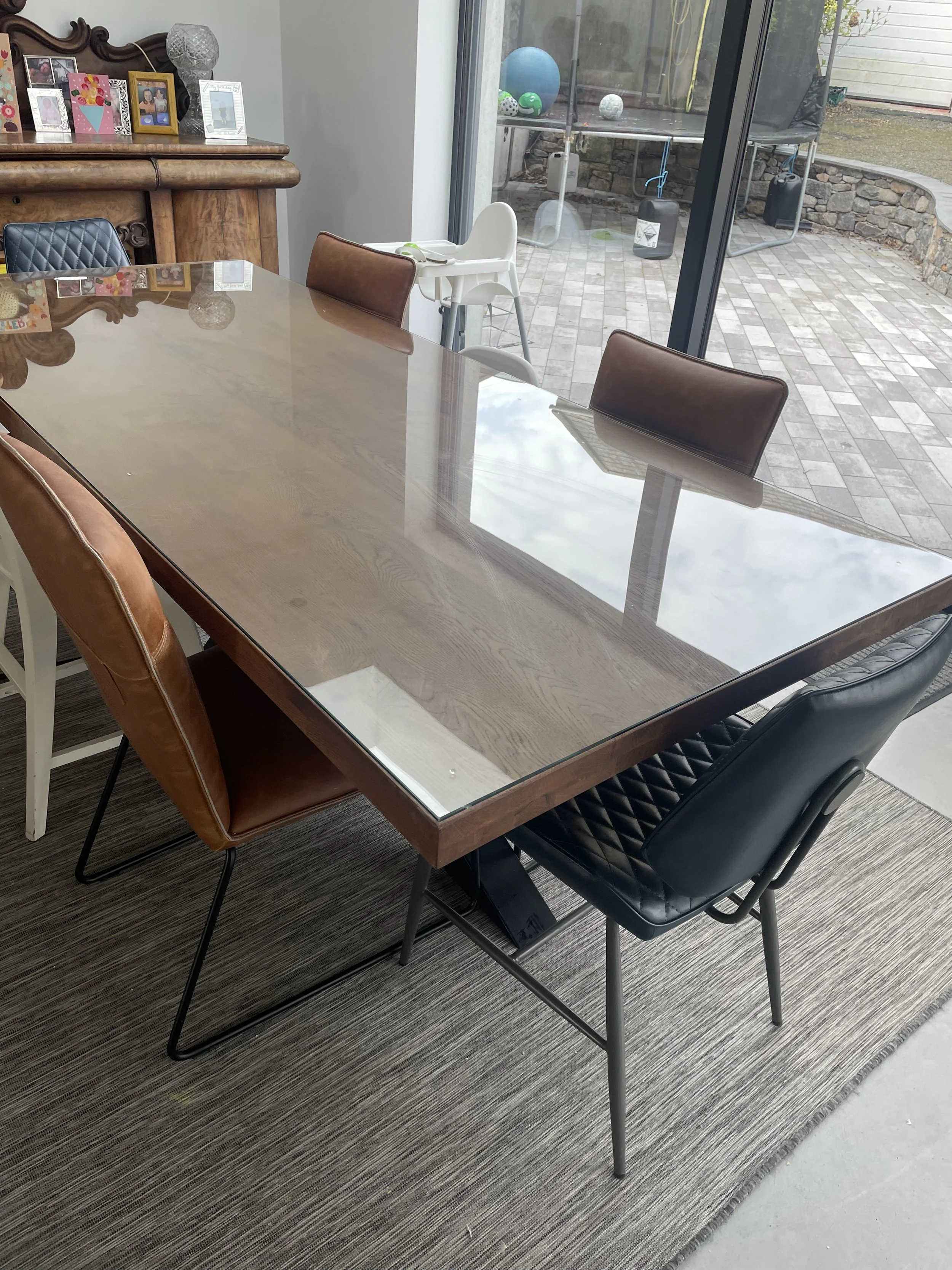 Made to measure table tops and protectors Northern Ireland 