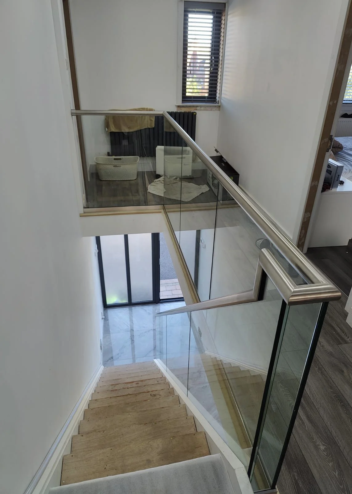 Glass stairs Balustrade Northern Ireland 