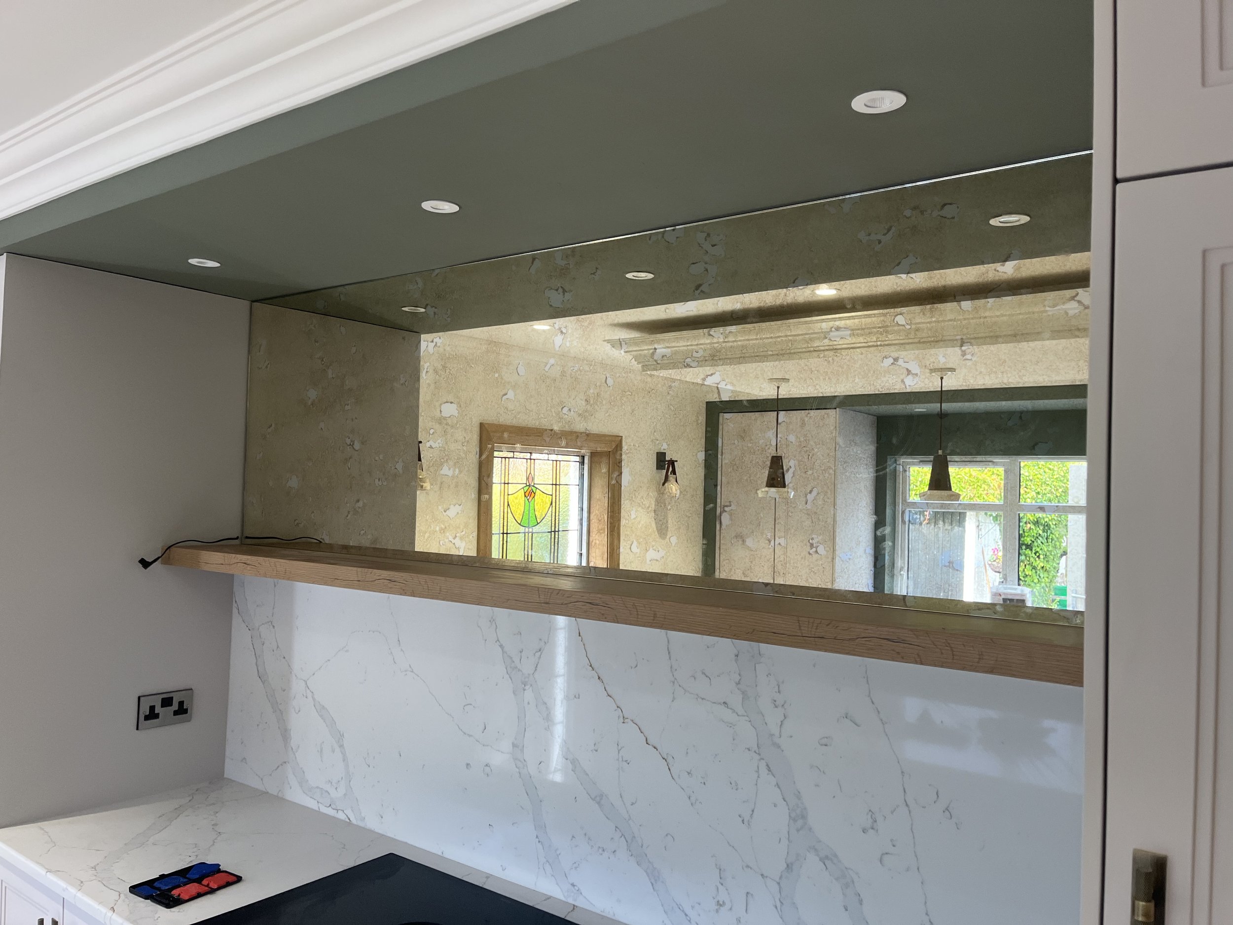 Kitchen Antique Mirror Splashback Northern Ireland 