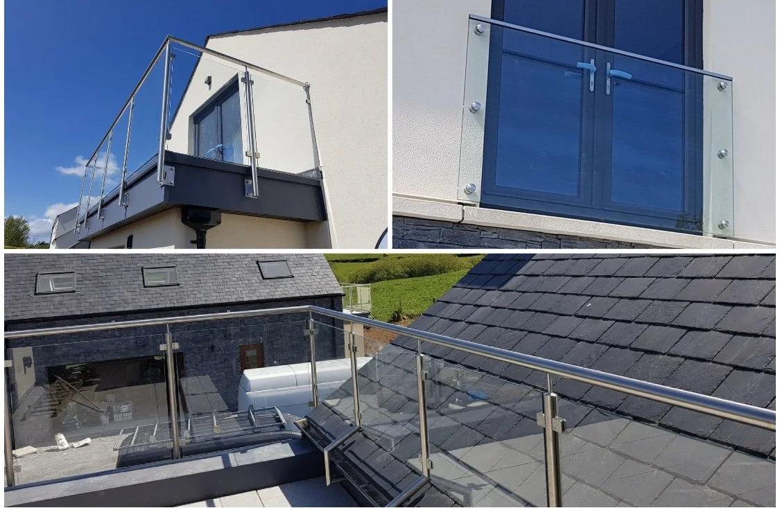 What are the benefits of glass balustrades?