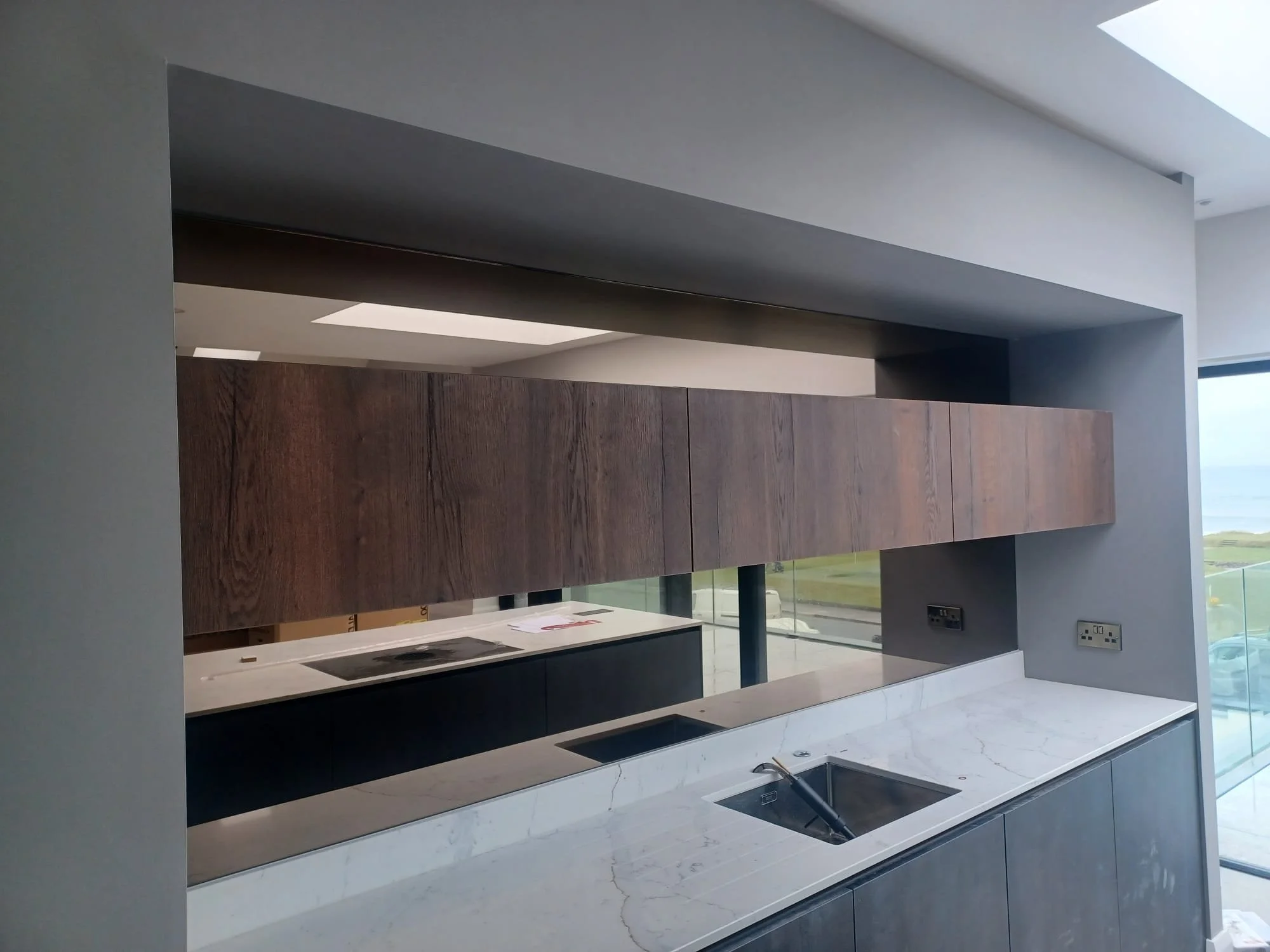 Made To Order Mirror Kitchen Splashback Northern Ireland 