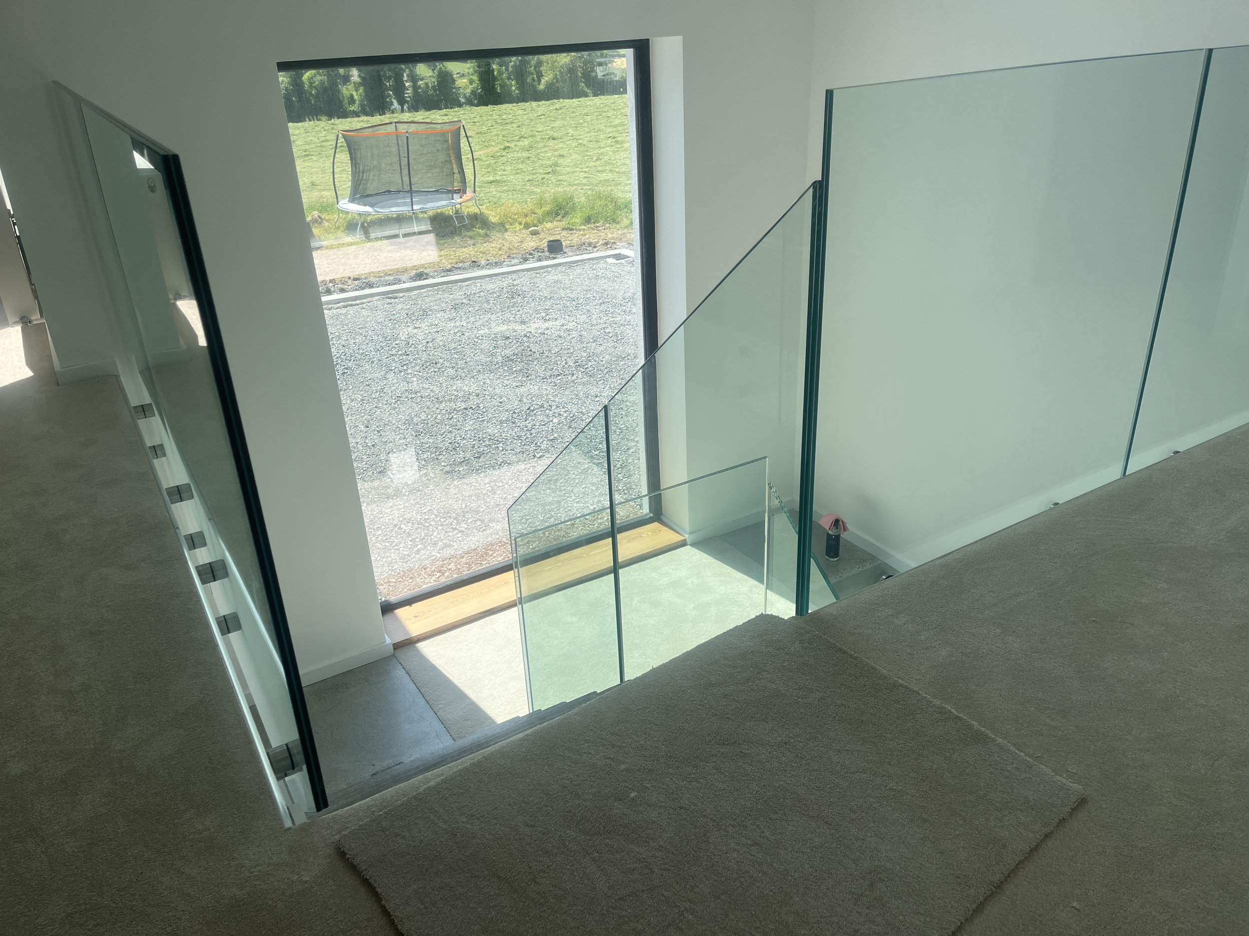 Glass balcony/ balustrade Northern Ireland 