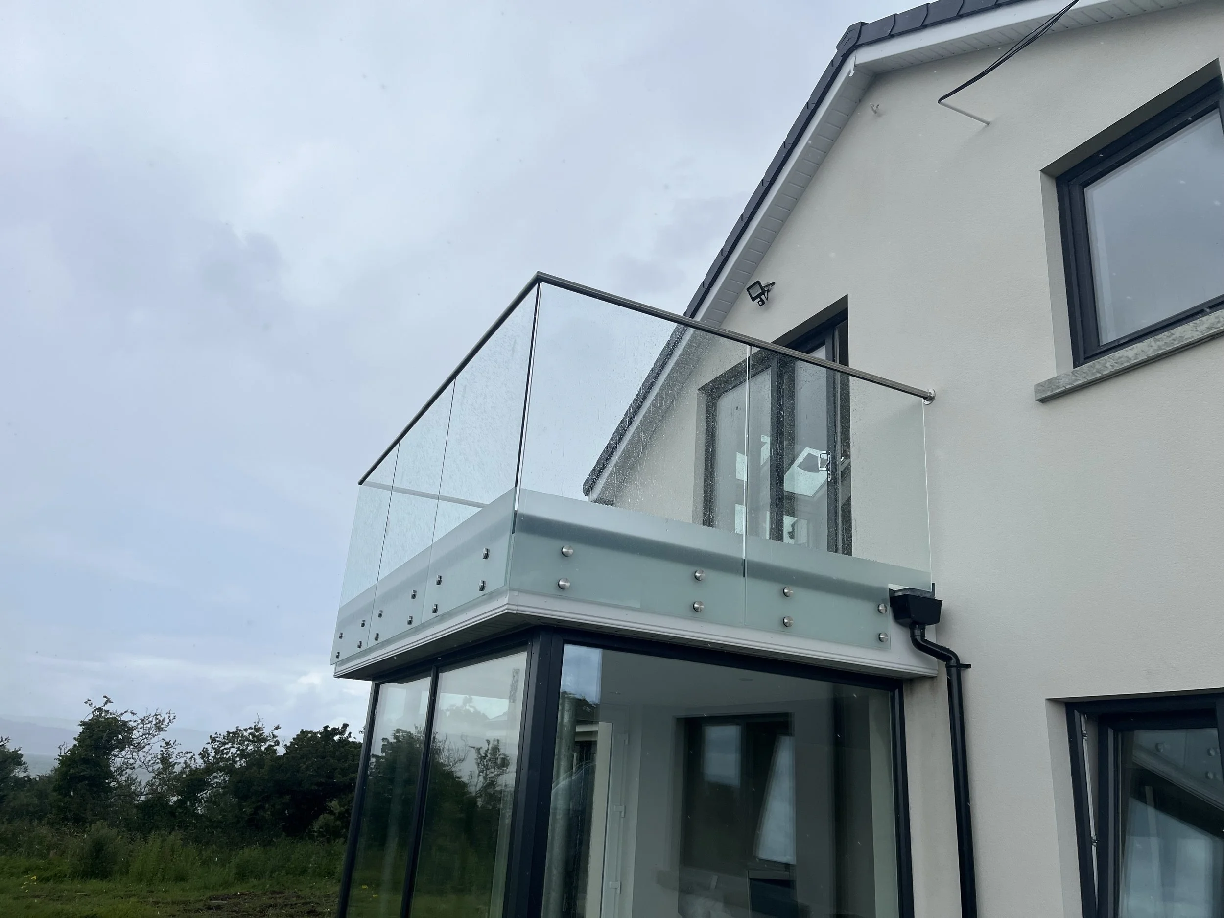 Glass balcony Northern Ireland 