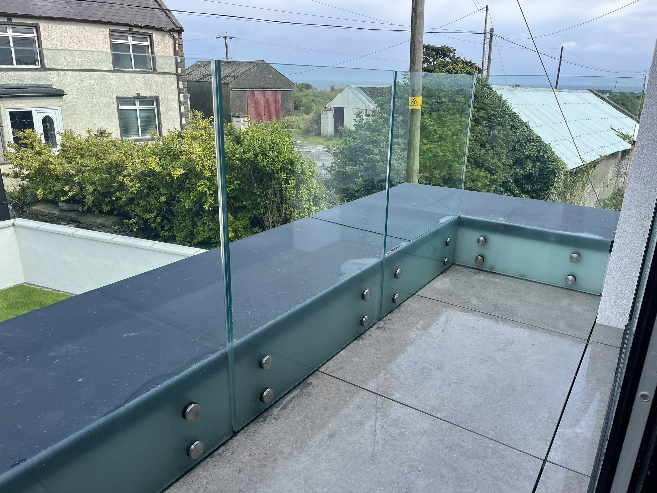 Make your glass balcony, terrace or patio special. Create your own space. 