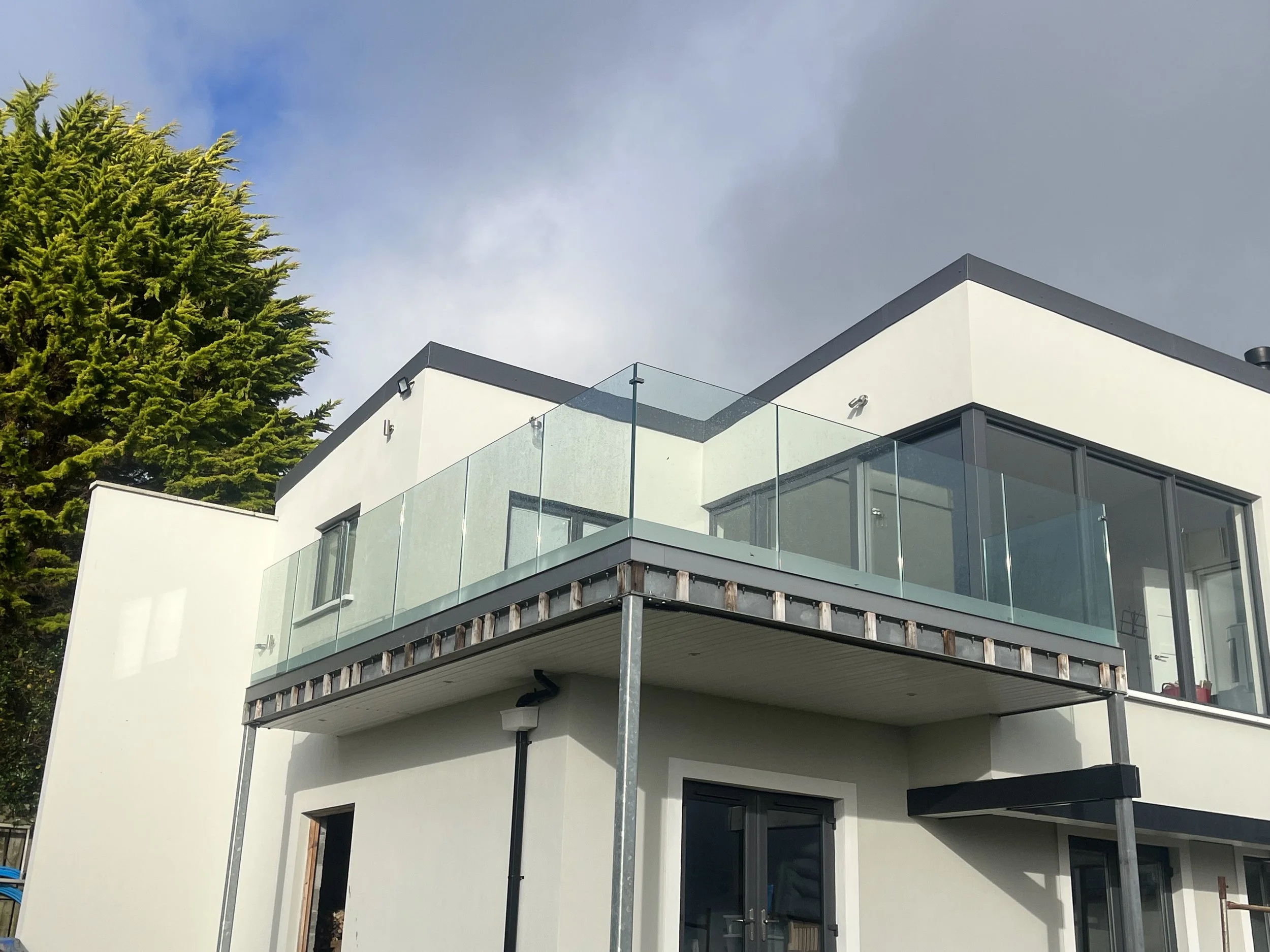 Coastal Glass Balconies in Northern Ireland 