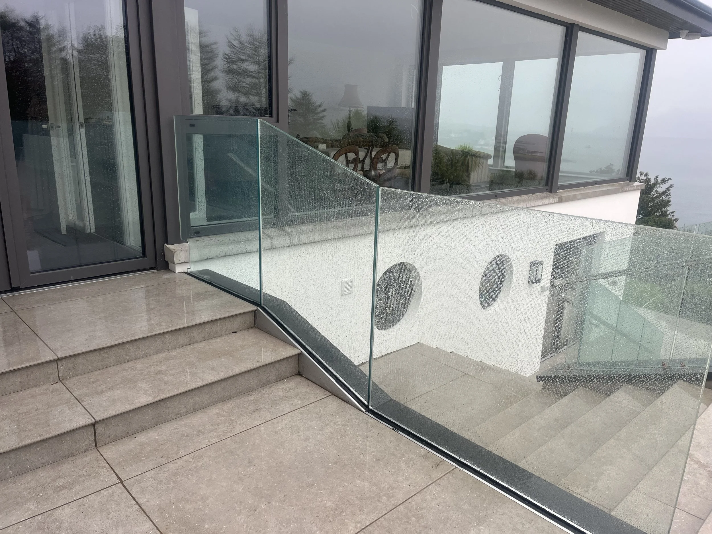 Sea Breeze with Unobstructed Views: Frameless Glass Balconies by Stile Glass, Northern Ireland