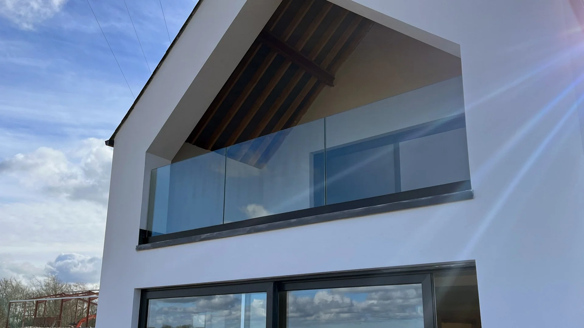 Frameless Glass Balcony