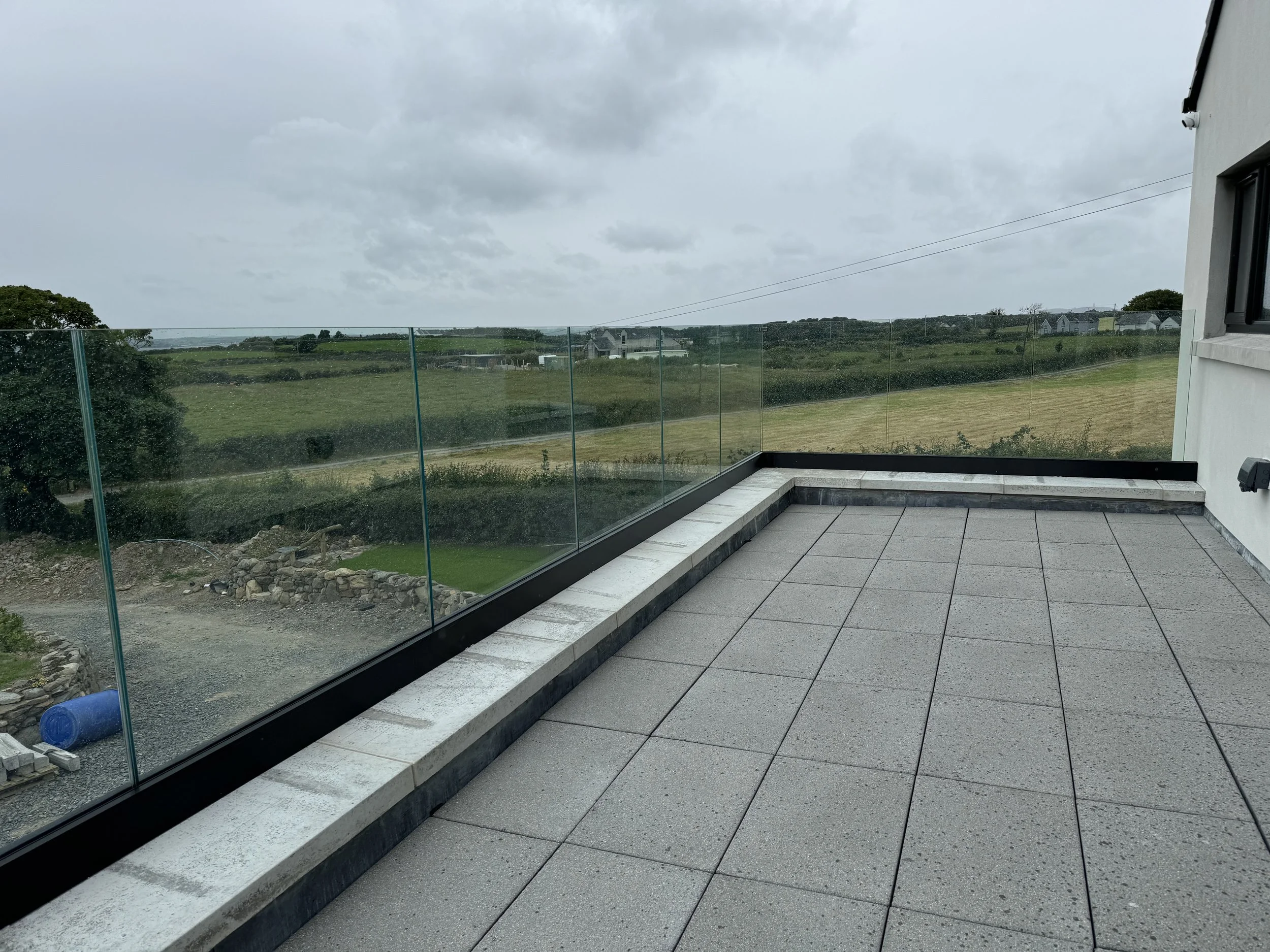 Glass Balconies or  Windbreaker  Protection by Stile Glass, Northern Ireland