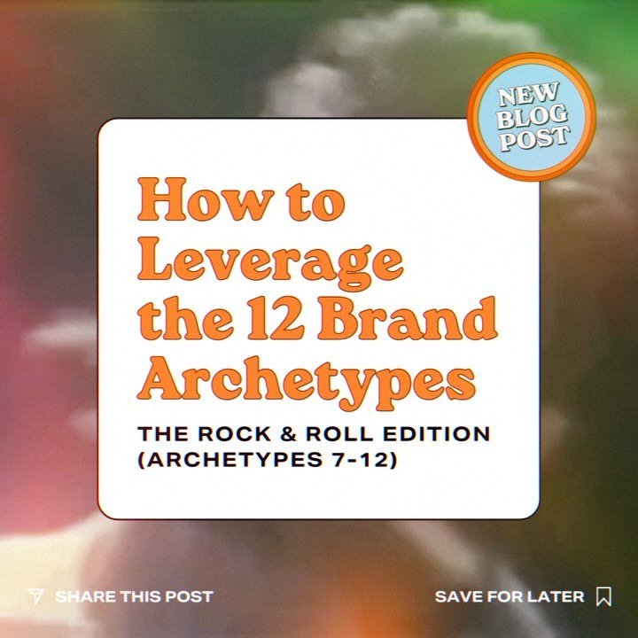 ARCHETYPES 7-12 🍄 Brands and businesses who know how to effectively use the 12 brand archetypes to communicate, make their audience faint like it&rsquo;s 1985 and Freddy Mercury just stepped on stage. 

👉👉 Read the full blog post using the link in