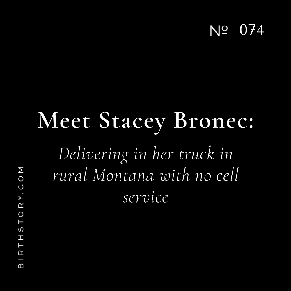 74 Stacey Bronec in Rural Montana With No Cell Service Delivering in Her Truck
