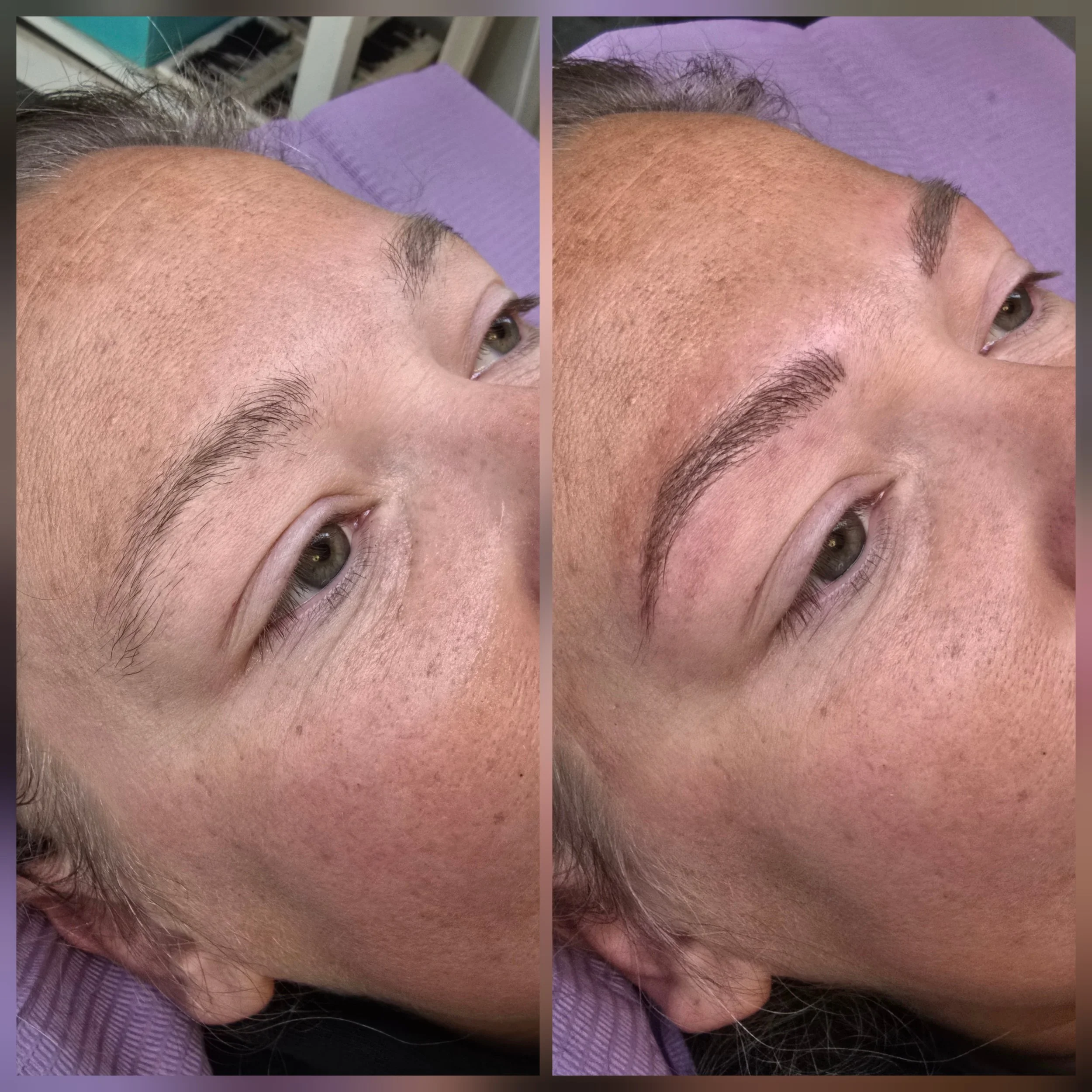 Brows microblading tattoo