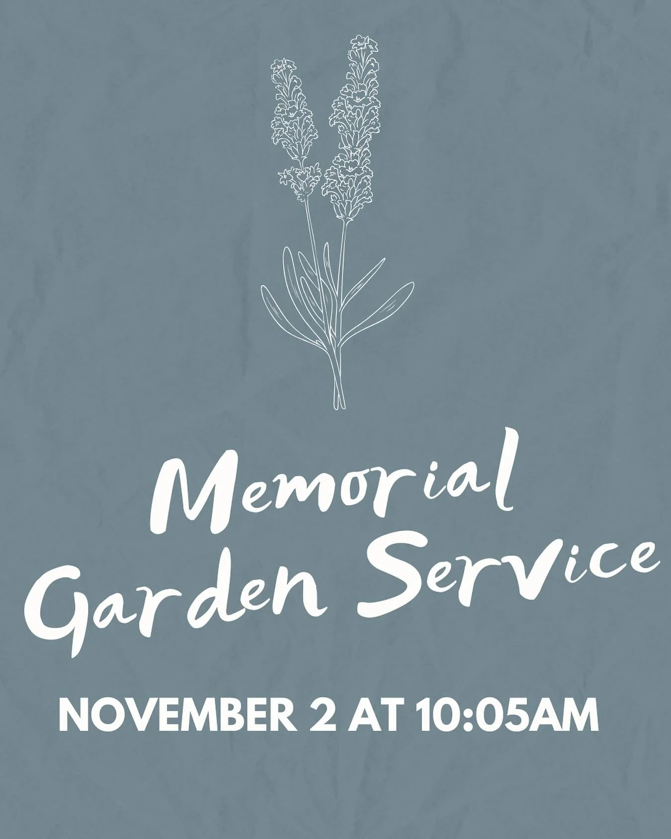 Join us this Sunday at 10:05am in the Memorial Garden for a brief Service of Remembrance. Together, we&rsquo;ll pause to honor and remember loved ones who have passed away this year through prayer and Scripture. All are welcome to attend this meaning