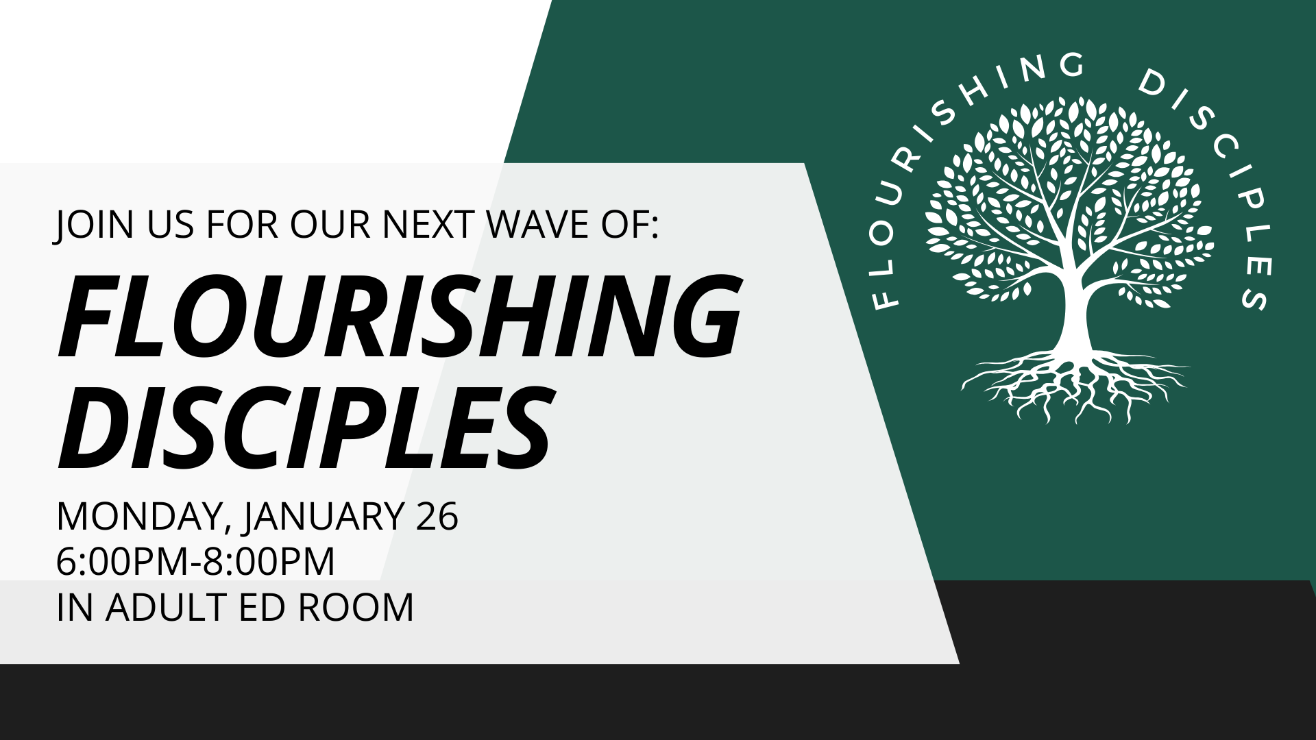 Flourishing Disciples Informational Meeting