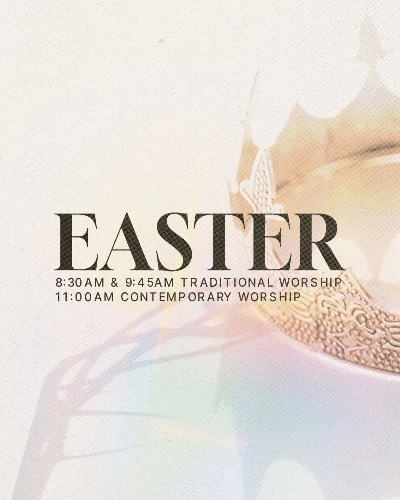 He is risen! 🌅 Join us as we celebrate the joy and hope of Easter together.

We would love for you, your family, and your friends to worship with us on Easter Sunday. Whether you enjoy a traditional service or contemporary worship, there is a place 