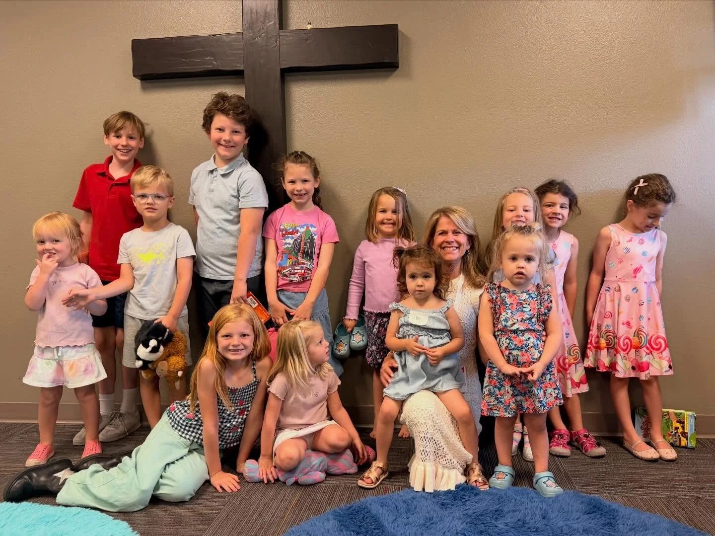 One of our favorite places on Sunday mornings? 
In Kids Ministry. 💛

While worship is happening in the sanctuary, something just as special is happening in our Sunday School classrooms&mdash;kids learning about Jesus, building friendships, asking bi