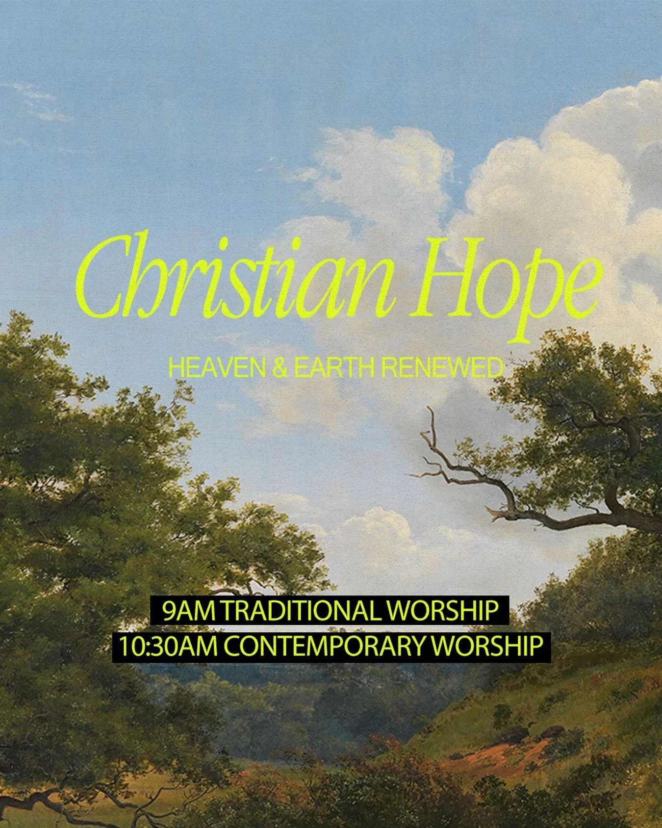 Christian Hope: Heaven and Earth Renewed

Easter isn&rsquo;t the end of the story&mdash;it&rsquo;s the beginning.
In the weeks following Easter, we&rsquo;re exploring what the resurrection of Jesus really means&mdash;not just for the future, but for 