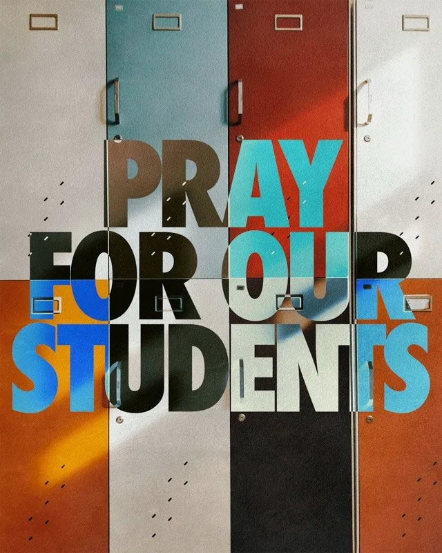 Hello August! 👋 Our students and teachers are headed back to school this month. Please join us in praying for them! 📚📓✏️