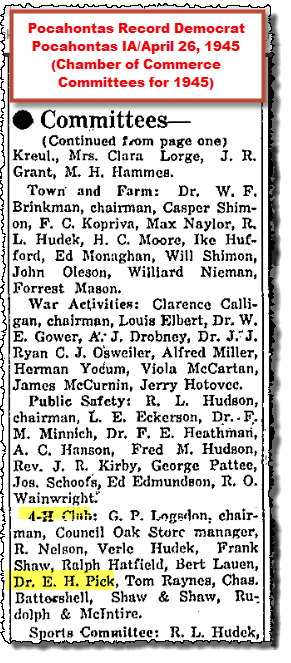 1945 Pick 7 EH Chamber of Commerce Comm Apr.png