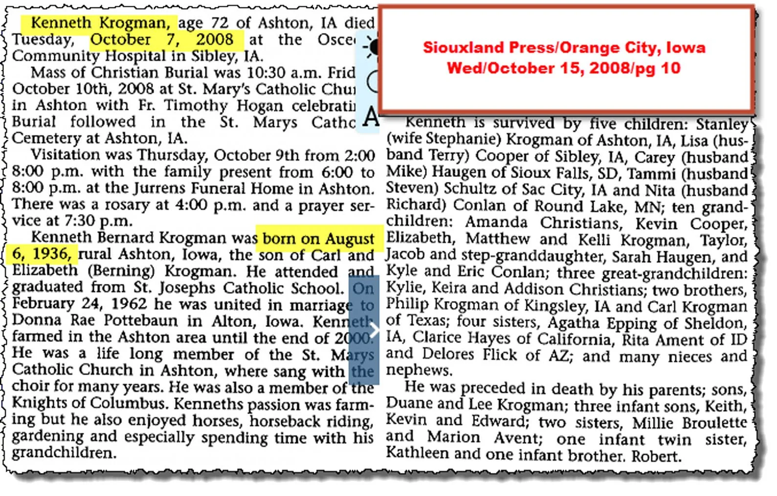 2008 Krogman Kenneth obit d Oct 7.jpg