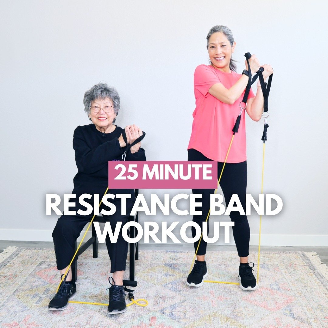 💫Discover the transformative power of our Full Body Resistance Band Workout designed to boost muscle strength and lower blood sugar levels, promoting mobility and independence for seniors over 60. This routine utilizes both resistance bands and mini