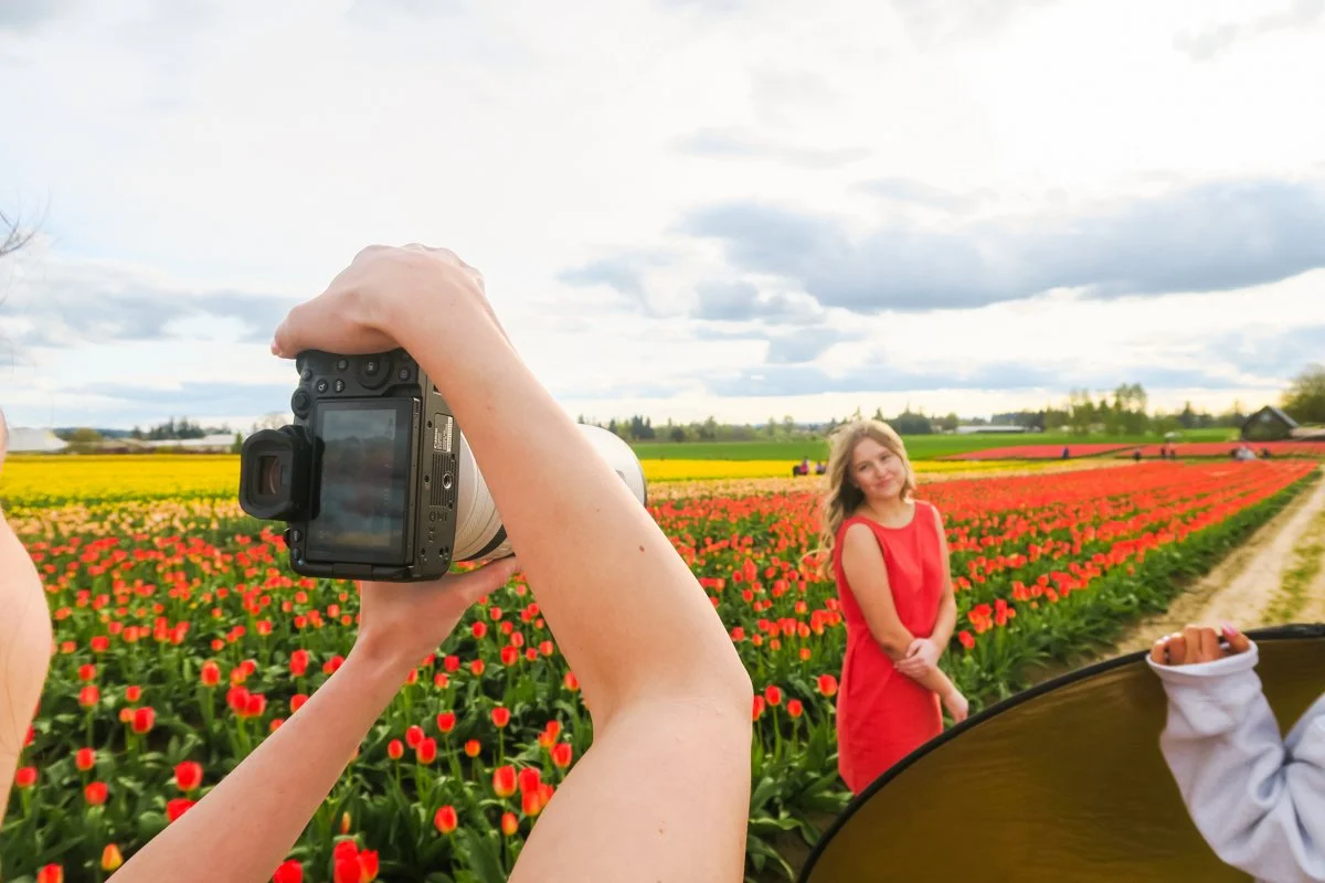 ST26 Tulip Farm Senior Team Photo Session at a Tulip Farm in Woodurn, Oregon for Senior Portraits by Vancouver, Washington based Senior and Family Portrait Photographer Natasha Victoria Photography-1.jpg