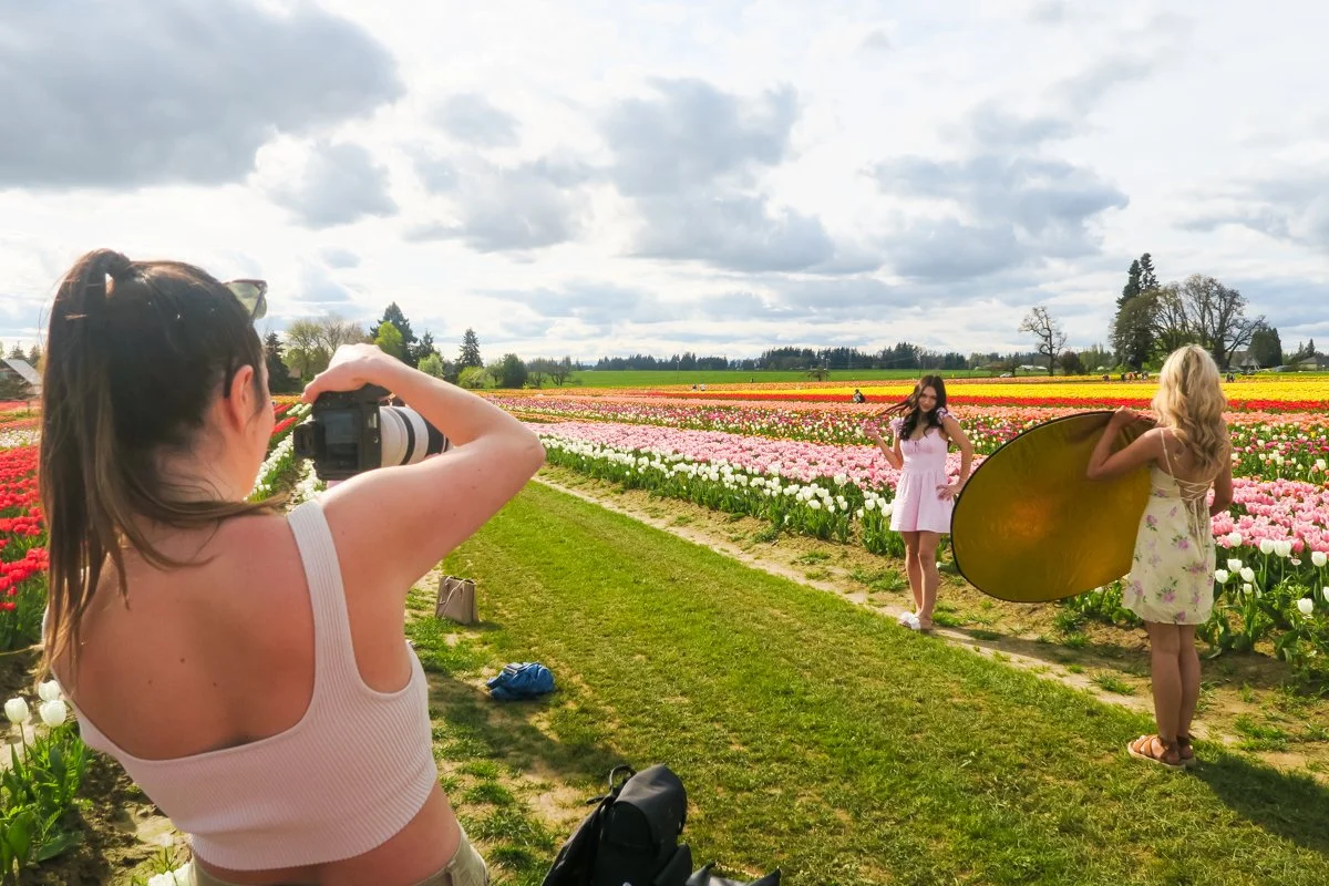ST26 Tulip Farm Senior Team Photo Session at a Tulip Farm in Woodurn, Oregon for Senior Portraits by Vancouver, Washington based Senior and Family Portrait Photographer Natasha Victoria Photography-11.jpg