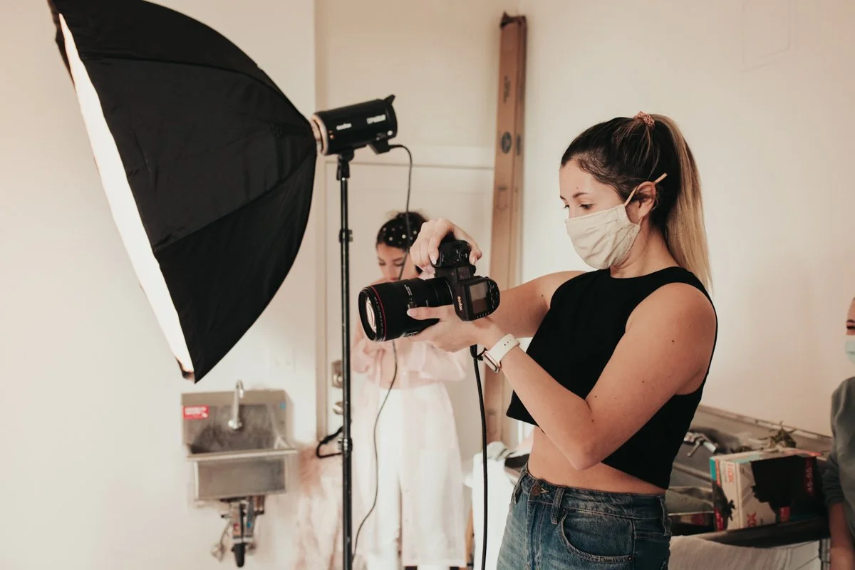 Fashion Photo Shoot Behind the Scenes in Battle Ground Washington