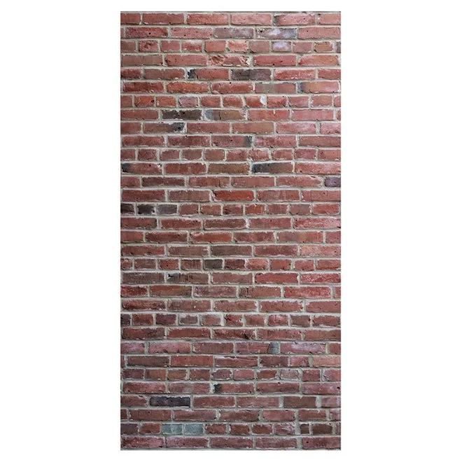 Panneau de faux finis - Effet briques rouges 4x8