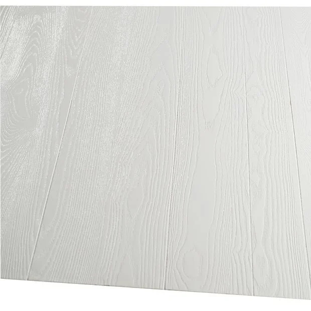 Panneau de faux finis - Effet latte de bois blanc 4x8