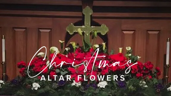 Christmas Altar Flowers