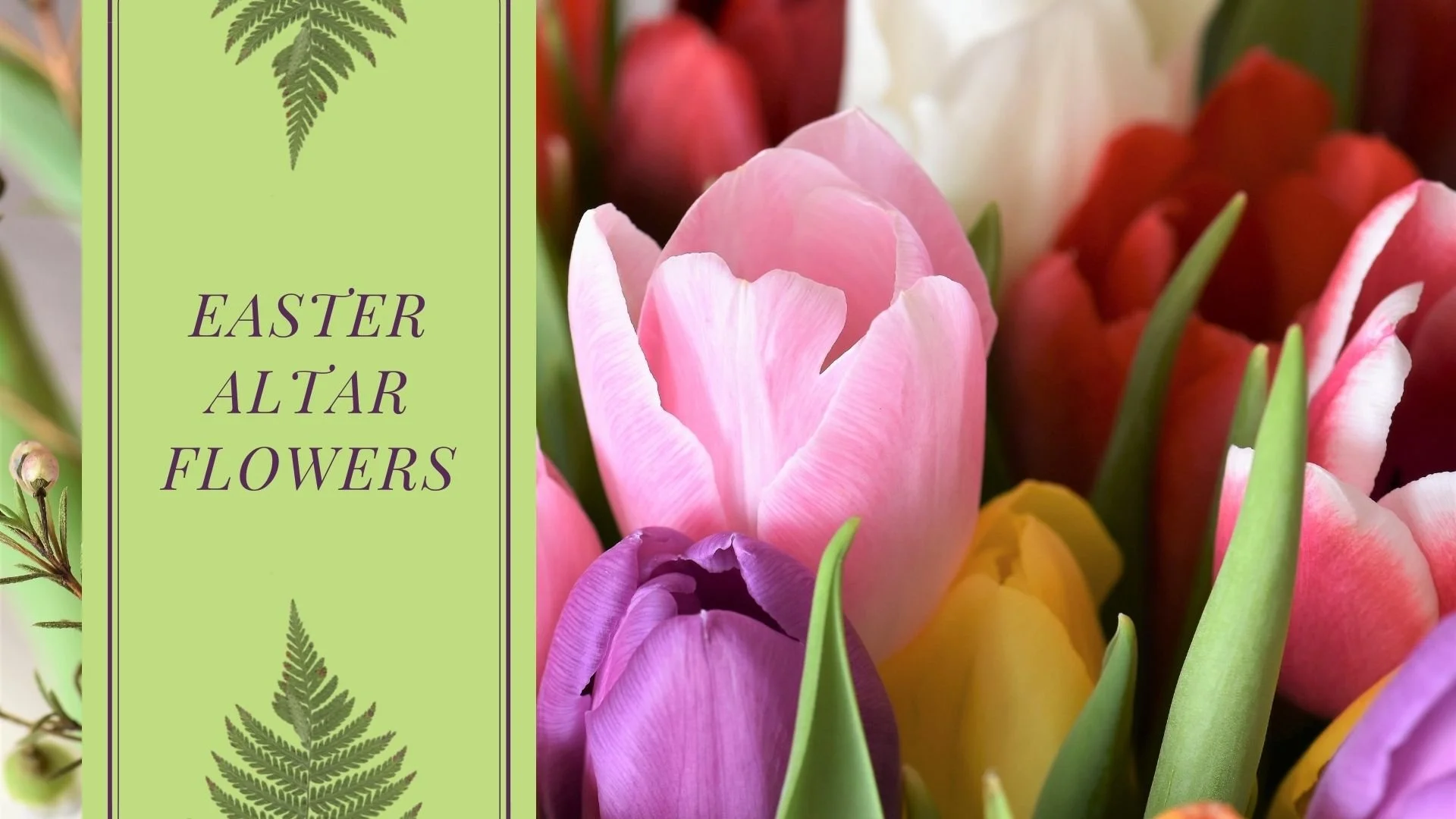 Easter Altar Flowers 2026