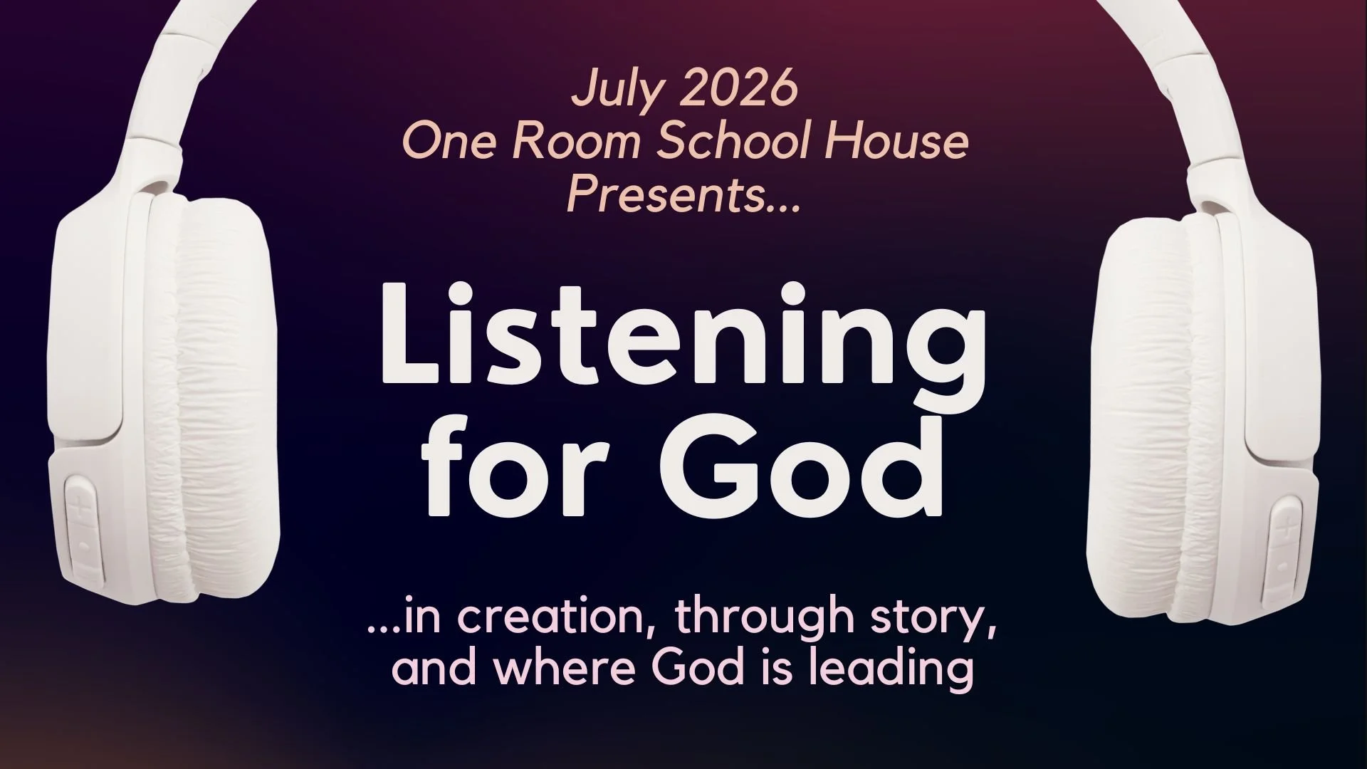 One Room Schoolhouse
