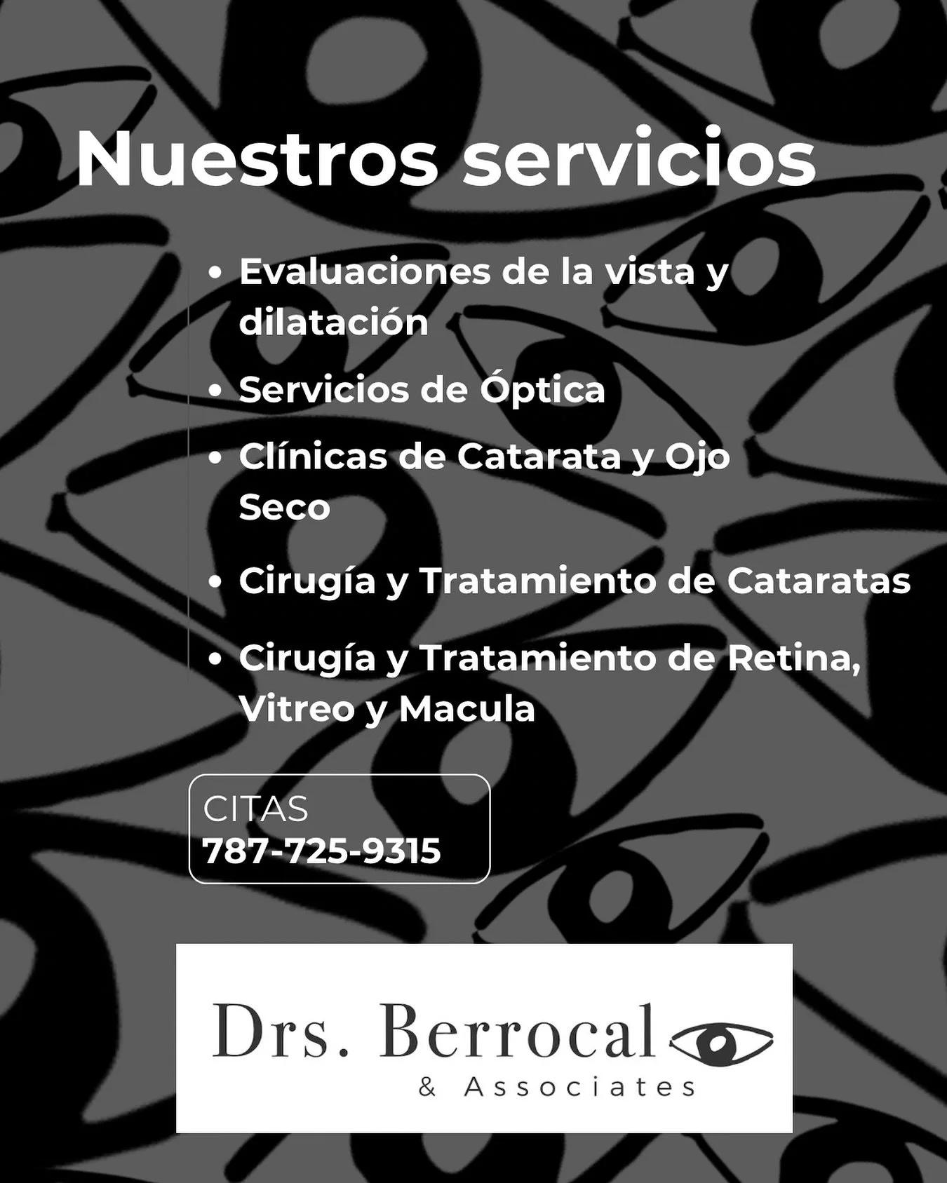 ¡Conoce los servicios visuales completos que ofrecemos! Ven y encuentra tu solución visual con nosotros 👁️🇵🇷
📞 787-725-9315