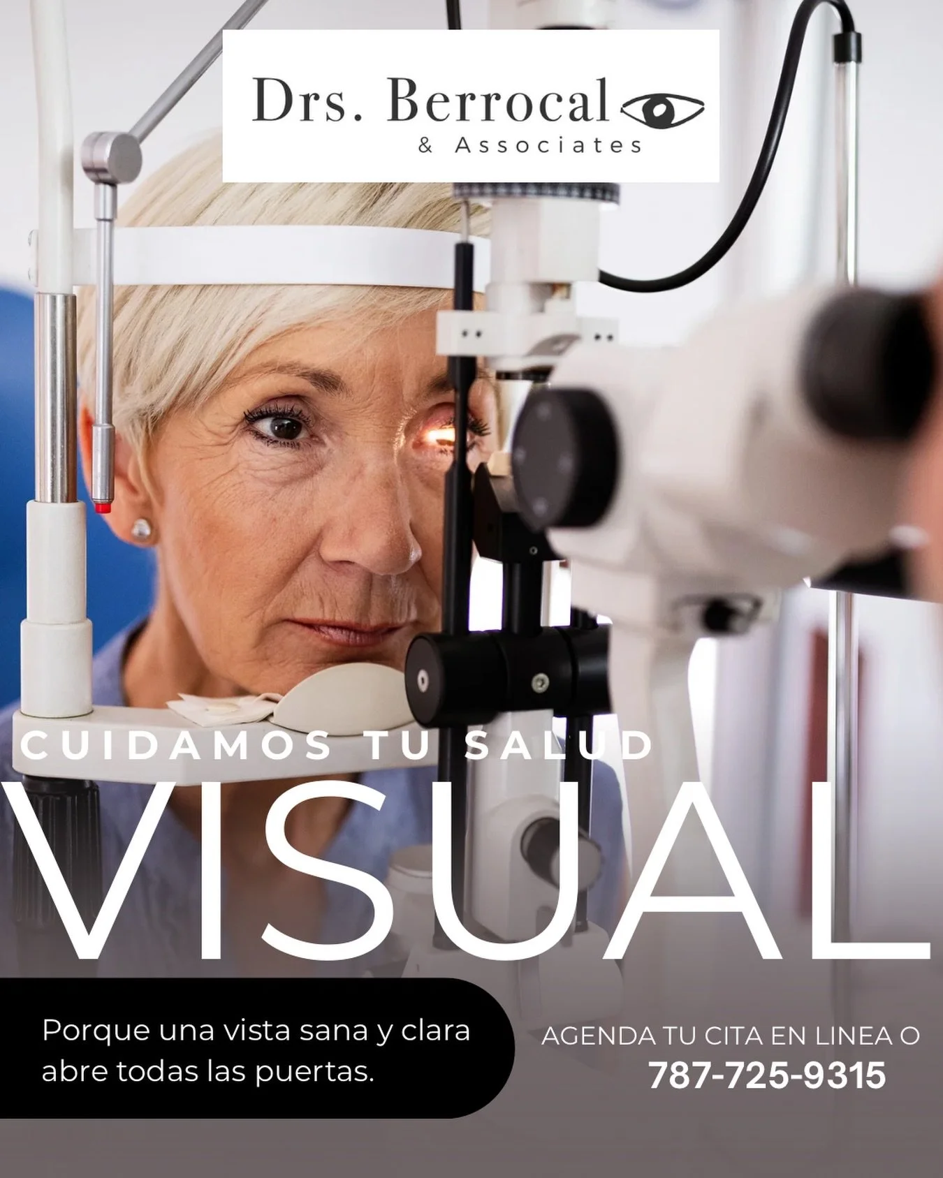 👁️ 🇵🇷Tu visi&oacute;n es parte esencial de tu bienestar.

En Drs. Berrocal &amp; Associates cuidamos de tu salud visual con tecnolog&iacute;a avanzada y un equipo comprometido con tu bienestar.

Una vista clara no solo mejora tu calidad de vida, t