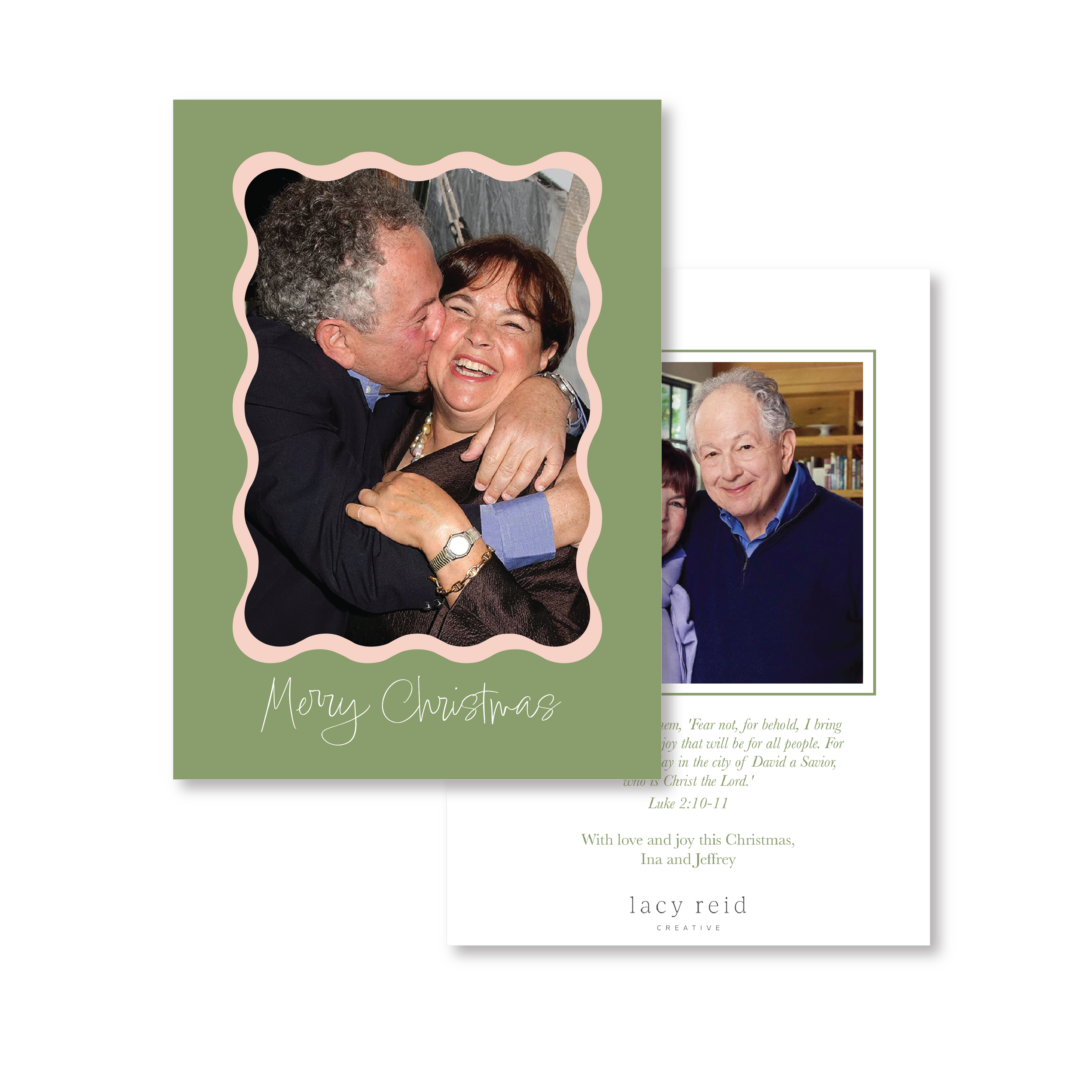 Wavy border card