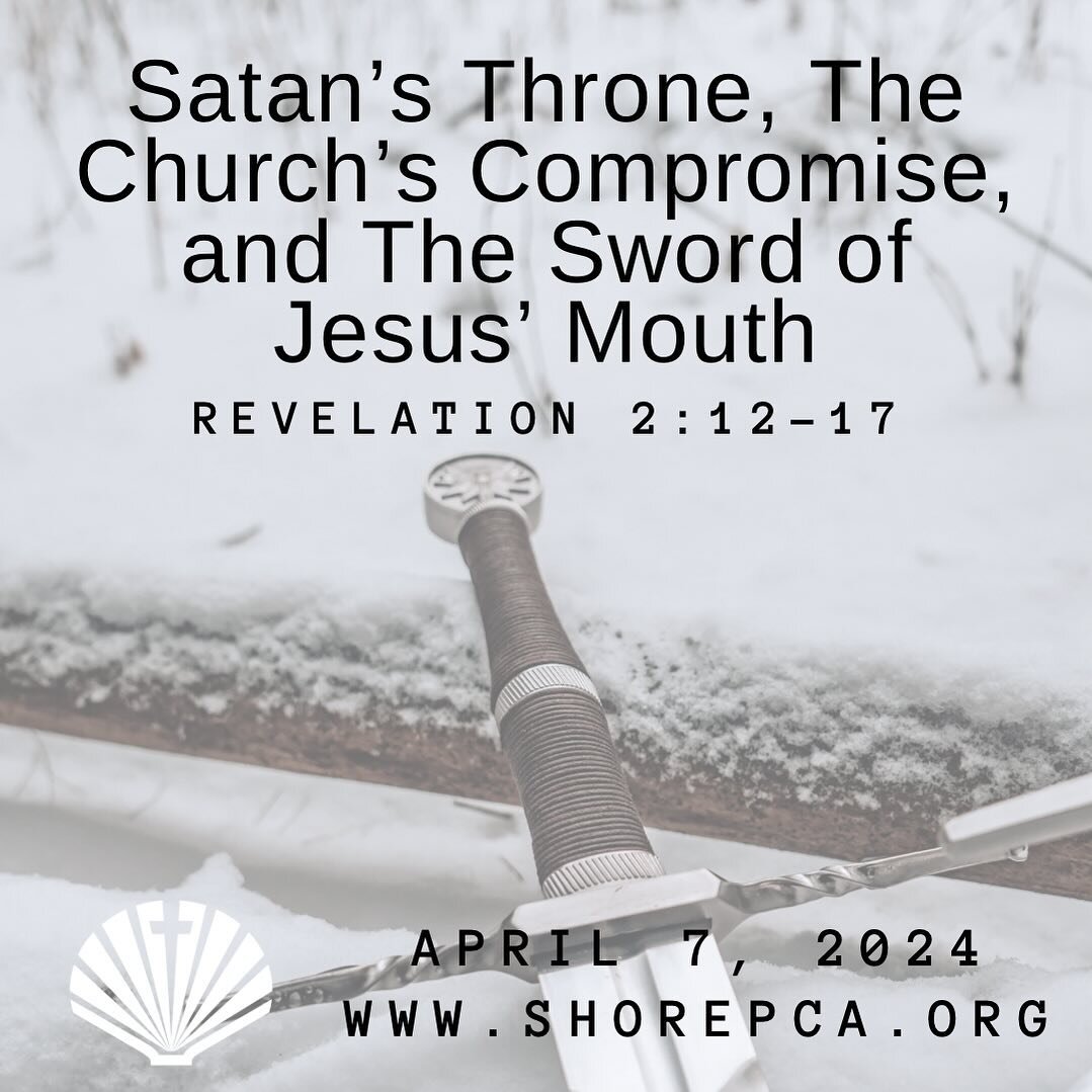 Join us for worship! www.shorepca.org