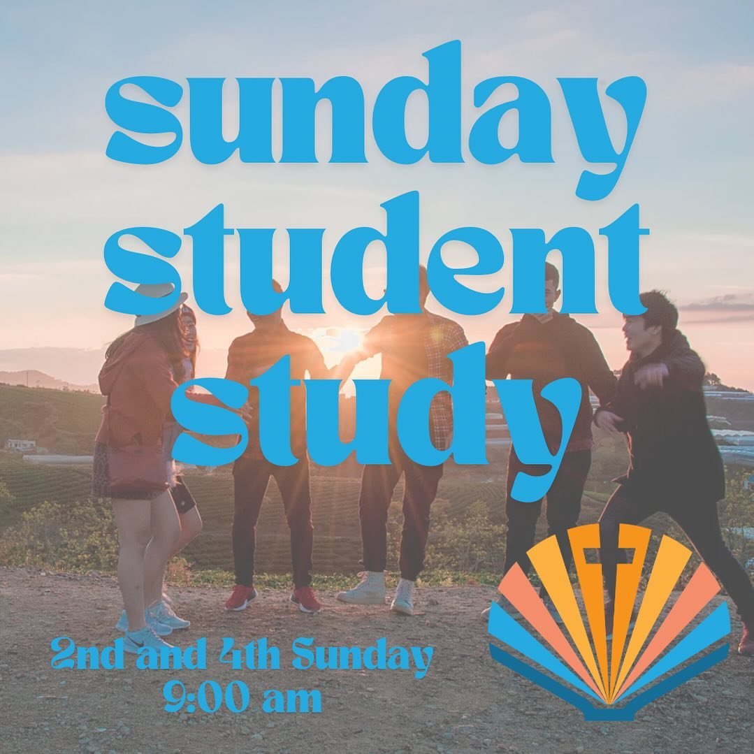 Our Sunday morning student Bible study starts tomorrow!  Open to rising 6th graders through current 12th graders! We will have breakfast!!