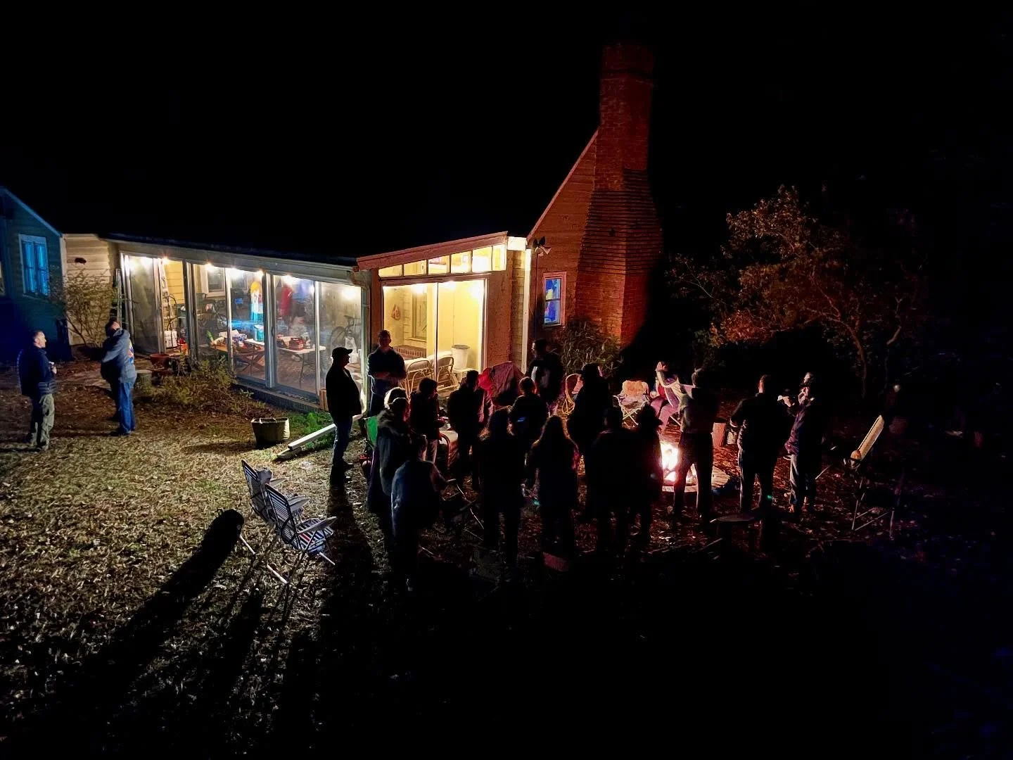 Thanks to the Hudsons for hosting the November fire pit!  It was a perfect night! #gogathergrow