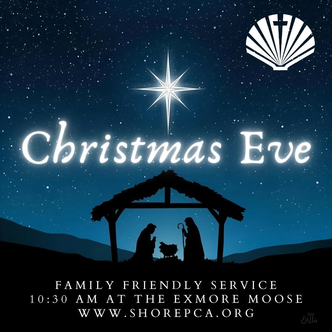 Join us this Christmas Eve at 10:30 am at the Exmore Moose for a special Lessons &amp; Carols service 🎄✨
Through Scripture readings and beloved carols, we&rsquo;ll celebrate the joyful anticipation of the coming Savior and the hope He brings. This i