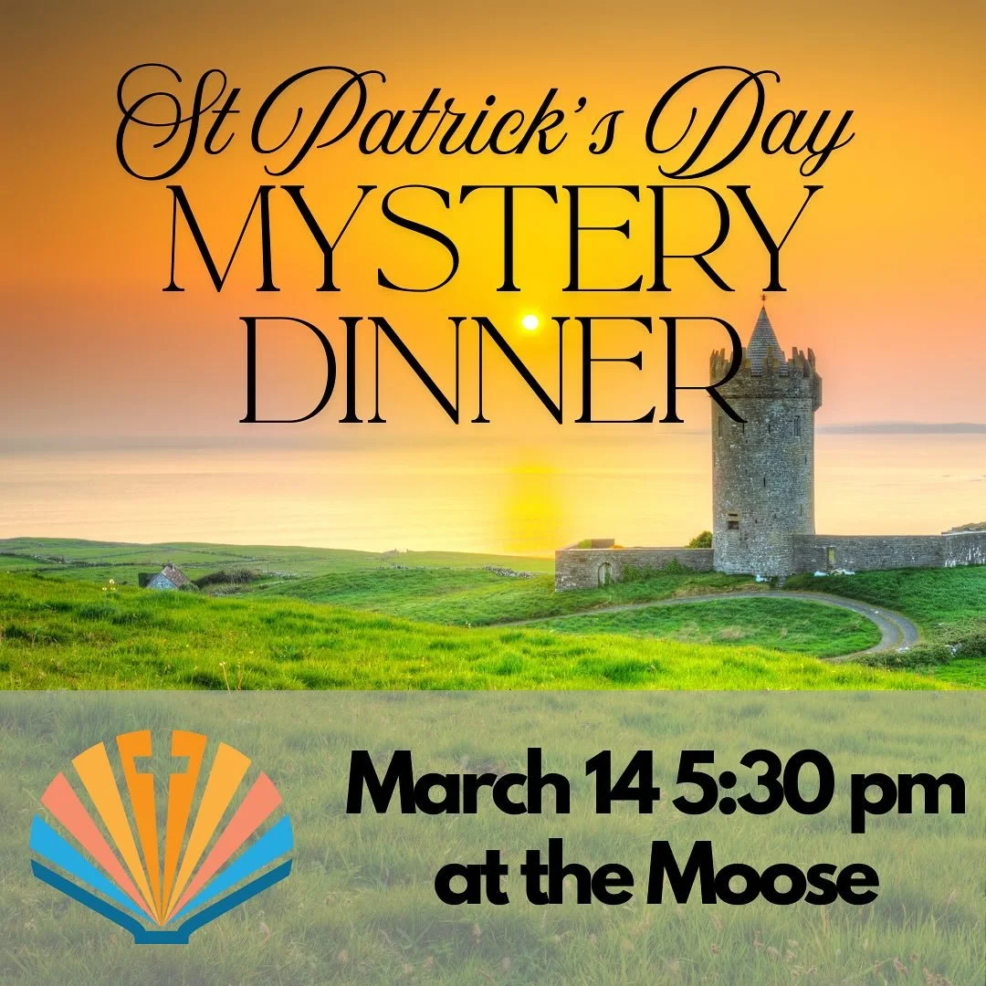 🍀✨ You&rsquo;re Invited to a Night of Mystery &amp; Intrigue! ✨🍀
Join us for a St. Patrick&rsquo;s Mystery Dinner &mdash; an unforgettable evening of delicious food, suspense, and surprises!
🗓 Saturday, March 14
⏰ 5:30 PM
📍 Moose&rsquo;s Seafood 