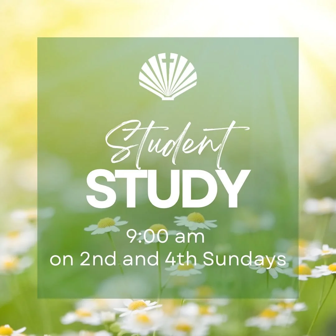 6th-12th graders: We can&rsquo;t wait to see you on Sunday morning for our Student Study! #gogathergrow