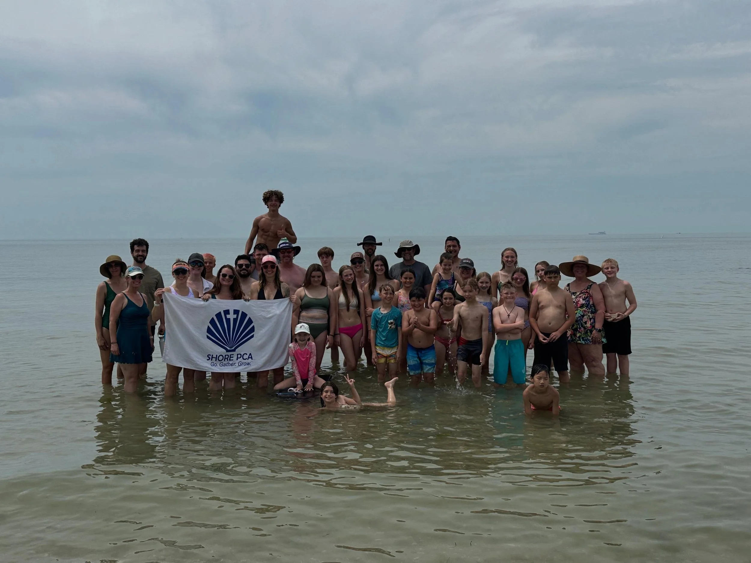 We had the best day at the beach!  We can&rsquo;t wait for more chances to be together this summer!  Plan to invite friends to our next #summerofoutreach event! #gogathergrow