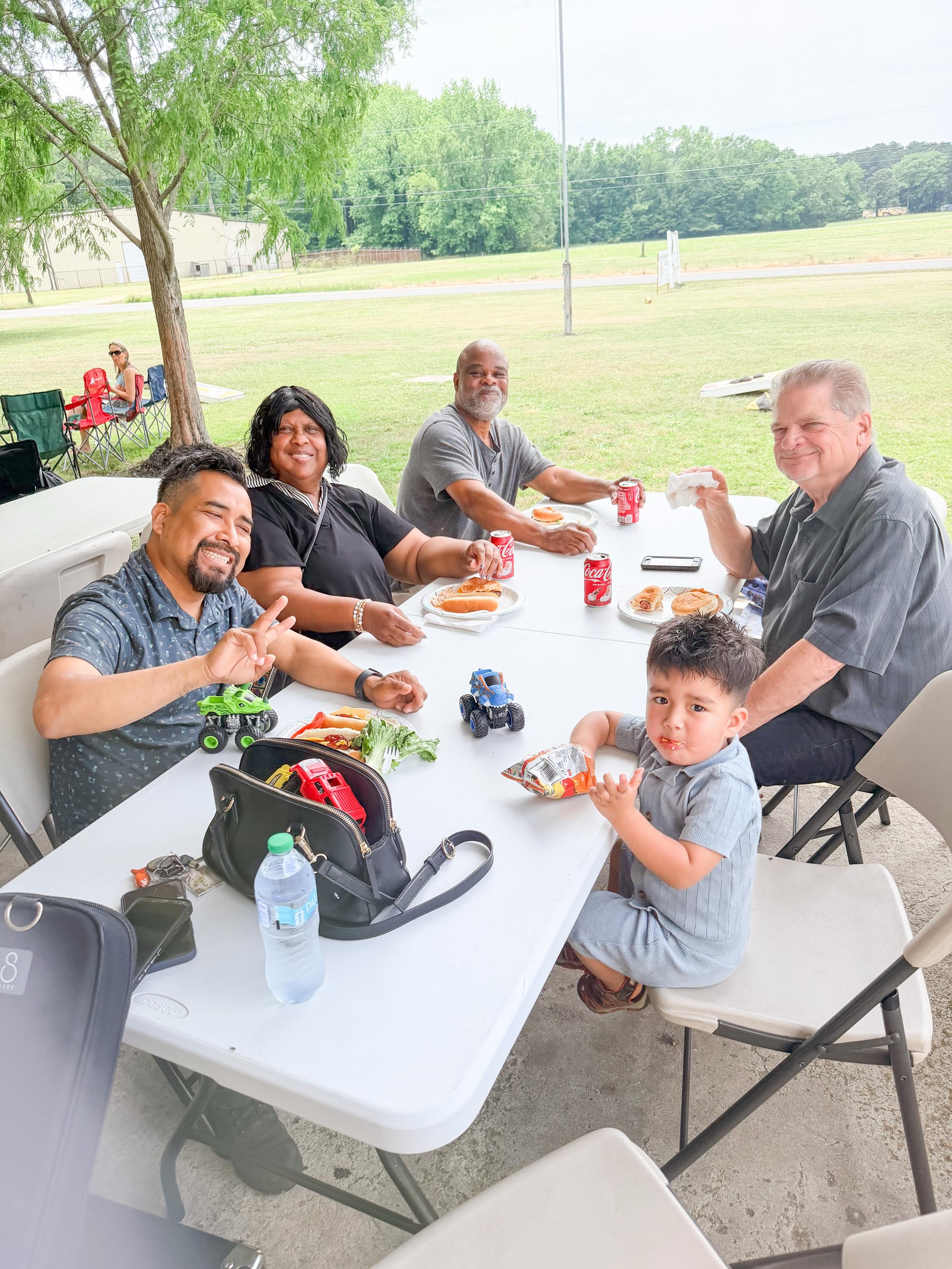 Our Summer Kick Off Cook Out was such a sweet way to start our summer! We love the way our church community builds relationships across families and generations! #summerofoutreach #gogathergrow