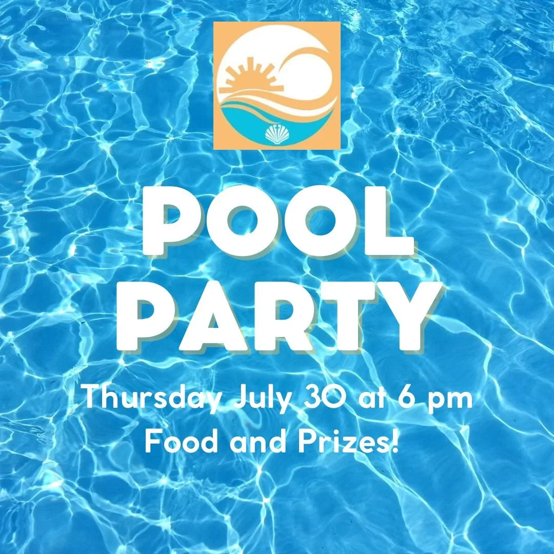 Join us for our Church Pool Party this Thursday at 6:00 PM at the Onley Pool for an evening of swimming, laughter, and fellowship. It&rsquo;s a great opportunity to relax, connect with one another, and enjoy some summer fun together.

Bring your swim
